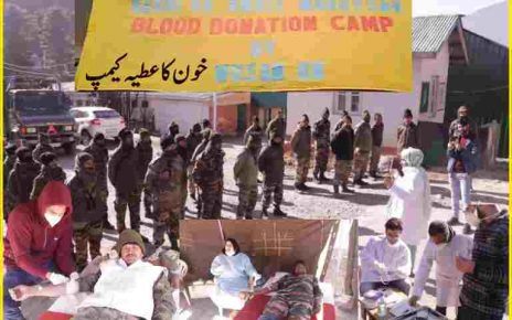 blood donation in kashmir