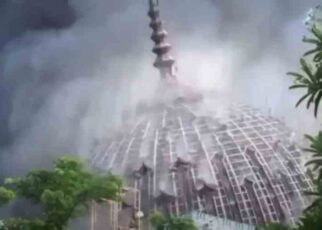 Giant Dome Of Mosque Collapses