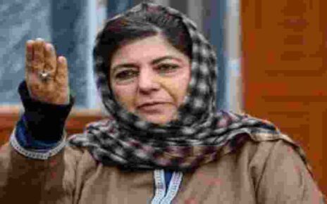 Mehbooba Slams BJP govt