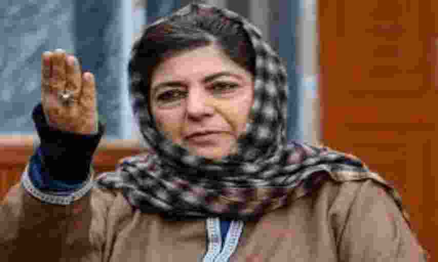 Mehbooba Slams BJP govt