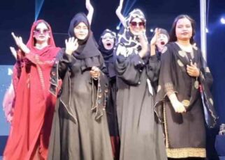 burqa in fashion show