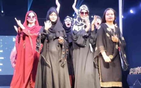 burqa in fashion show