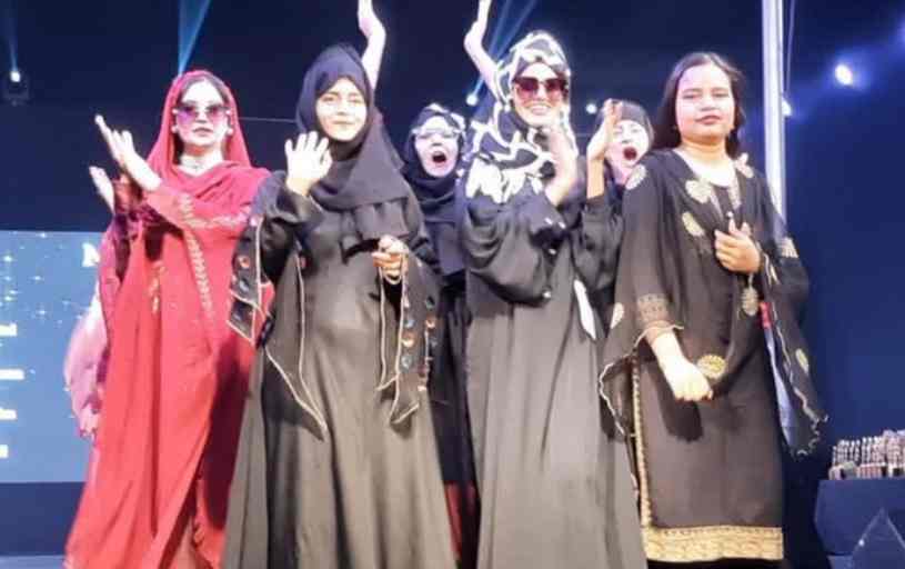 burqa in fashion show